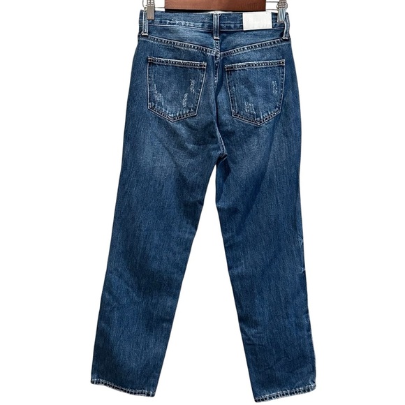 PISTOLA Charlie High Rise Classic Straight Ankle Denim Jeans sz 25 Womens Aurora - Picture 4 of 8